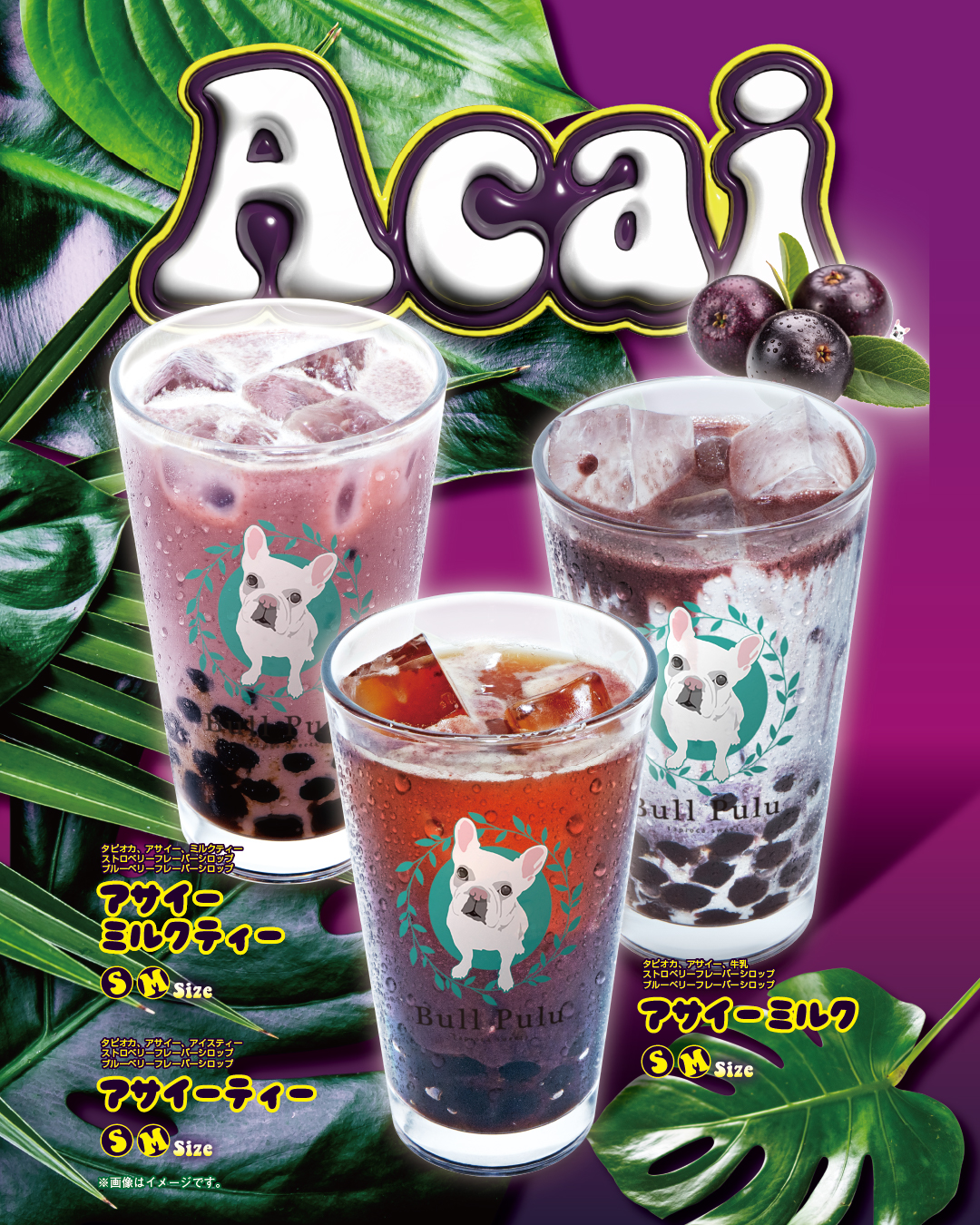 5月限定商品『Acai アサイー』／ | Bull Pulu